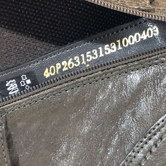 ECCO Touch 55B Ankle Boots Womens 40 US 9-9.5 Brown Leather Heeled Comfort - Picture 7 of 10